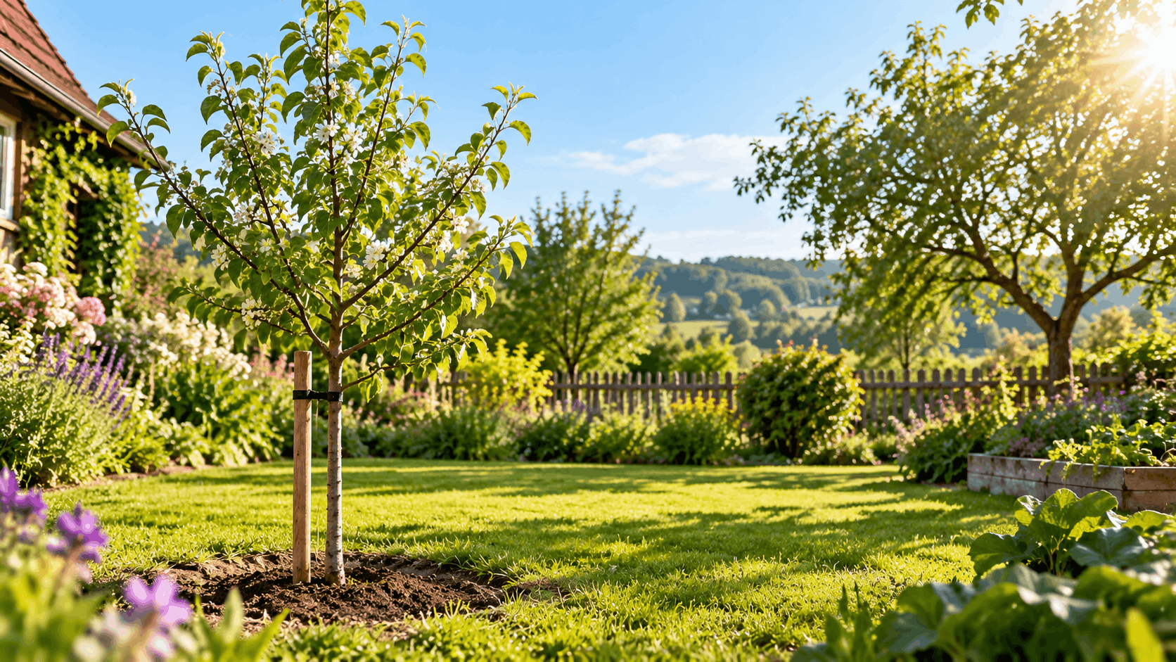 Birnbaum pflanzen — sonnigen und ausreichend großen Standort im Garten auswählen
