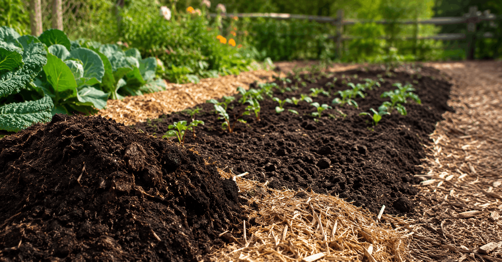 Bodenarten – reifer Kompost und Mulch zur schonenden Verbesserung des Gartenbodens