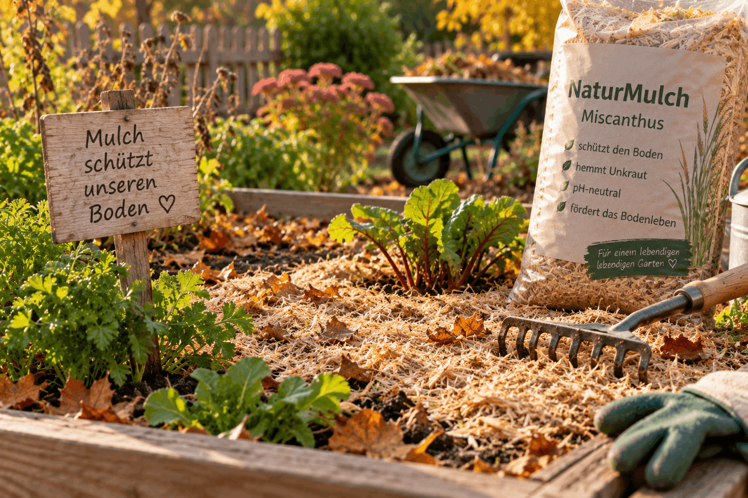 Gemüsebeet im Herbst vorbereiten – Gartenboden nach der Ernte vorsichtig lockern und auf Feuchtigkeit prüfen